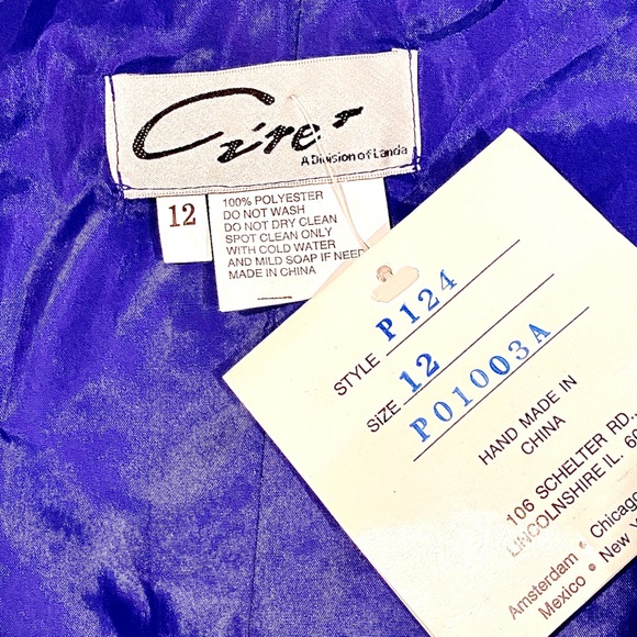 Vintage CIRE a Division of LANDA Formal Dress - Picture 8 of 9